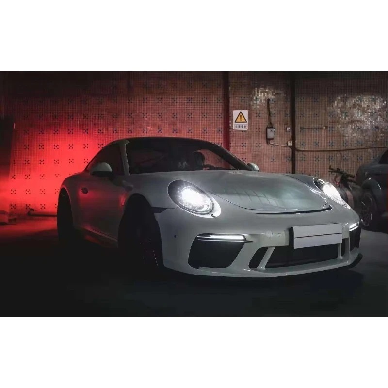 Wholesale km New Condition for 911 Carrera GT3 2012-up Body Kits Front Bumper Rear Lip LED Lights Facelift Car Upgrade